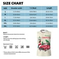 thumbnail image 5 of Goofa Merry Christmas 1 Printed Men's Sleeveless T-Shirt - Athletic Gym Workout Tank Top for Men - Moisture-Wicking, UPF 30+ Quick-Dry Muscle Tee-XX-Large, 5 of 8