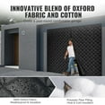 thumbnail image 3 of VEVOR Garage Door Screen for Winter, 8x7FT, Garage Door Insulation Kit, Magnetic Thermal Insulated Door Curtain with 300D Oxford Fabric Heavy Duty Weighted Bottom, Easy Assembly for Garage Door, 3 of 9