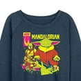 thumbnail image 3 of Star Wars - The Mandalorian Mando Cover  - Wo Men's French Terry Long Sleeve Pullover, 3 of 5