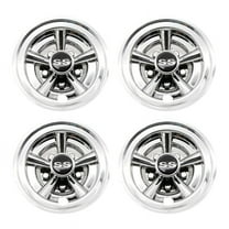 WM25 4Pcs 8Inch Golf Cart Wheel Covers, 5 Spoke Design Hub Cap for Golf Carts for Club Car, ,