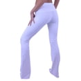thumbnail image 2 of Vivian's Fashions Yoga Pants - Extra Long, Misses Size (White, 4X), 2 of 3