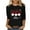 Red, variant on Makaor Plus Size Dressy Tops for Women Christmas Crew Neck Shirts Graphic 3/4 Sleeve Pullover Tees Cute Vacation Clothes