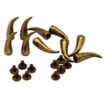 thumbnail image 1 of 10Pcs Metal Studs Screw Leathercraft Rivet Spikes Spots 7*25mm , Bronze, as described, 1 of 8