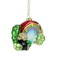 thumbnail image 2 of Northlight 4.5" Pot O' Gold and Rainbow St. Patrick's Day Ornament - Green/Black, 2 of 2