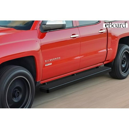 6 Black Eboard Running Boards For 2001 2013 Chevy Silverado Gmc