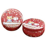 Panda Superstore Reusable Small Empty Tins Candy Box for Party Wedding Exquisite Jar, Red - Pack of 5