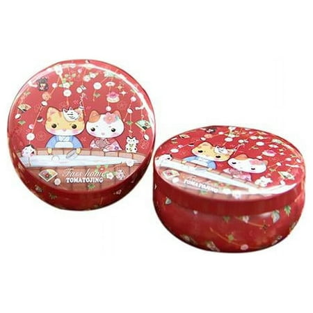 Panda Superstore Reusable Small Empty Tins Candy Box for Party Wedding Exquisite Jar, Red - Pack of 5