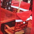 thumbnail image 4 of Funda para respaldo de silla de comedor con taburete navideño, decoración para banquete de cena navideña - 11 estilos a elegir, 4 of 8