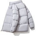 thumbnail image 3 of LinYooLi Women's Lightweight Puffer Jacket Long Sleeve Stand Collar Full-Zip Down Jacket for Winter, 3 of 3