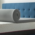thumbnail image 2 of Lucid 3" Memory Foam Mattress Topper with Charcoal and Aloe Infusion, Twin-XL, 2 of 11