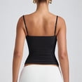 thumbnail image 6 of Women’s Scoop Neck Adjustable Strap Sleeveless Tank Top Soft Stretchy Fitted Camisole Basic Layering Shirt for Daily Wear, 6 of 8