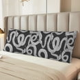 thumbnail image 5 of Naloa Snake Super Soft 20x60 Body Pillow Case,Long Side Hidden Zipper（PILLOWS ARE NOT INCLUDED）, 5 of 6