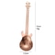 thumbnail image 2 of Cuchara de café con forma de guitarra de acero inoxidable cucharas agitadoras de té (oro rosa) JShteea Libre de BPA, 2 of 4
