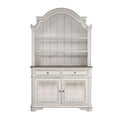 thumbnail image 6 of Pemberly Row Contemporary Wood Hutch & Buffet in White Finish, 6 of 8