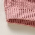 thumbnail image 5 of Okbabeha Toddler Baby Sweater Boy Girl Knit Fall Sweaters Pullover Block Color Crewneck Sweatshirt Warm Winter Clothes, 5 of 7