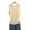 Beige, variant on Womens Pajamas Casual Loose Breathable Sleeveless Crew Neck Ribbed Knit Solid Sleep Shirt