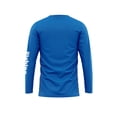 thumbnail image 4 of Myliigor Men's Long Sleeve 50+ Uv protection Fishing Shirts Uv Polyester Performance Fishing Shirts Quick Dry Fishing t Shirts Sizes:S-3XL Bule, 4 of 6