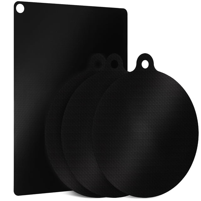 SOPOTUTU 4Pcs Heat Resistant Silicone Mats for Induction Cooktop Non Slip Protector for Stove