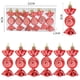 thumbnail image 2 of piezas de piruletas navideñas con forma de bastón de caramelo, adornos colgantes para árbol de Navidad, decoraciones navideñas para el hogar, regalo de Año Nuevo 2024, 2 of 5