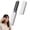 Pearl White, variant on Portable Wireless Mini Bang Styling Comb, Mini Cordless Heated Hair Comb for Bangs, USB Rechargeable Straightening Brush