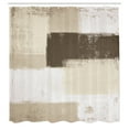 thumbnail image 3 of Ambesonne Abstract Shower Curtain, Grunge Design Art Abstract, 69"Wx70"L, Dusk Sepia, 3 of 4