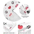 thumbnail image 2 of FMSHPON Valentine's Day Tree Skirt Large Mother's Day Red Hearts Xmas Christmas Tree Skirt Stand Mat for Holiday Party Decoration Indoor Outdoor 36 inches, 2 of 6