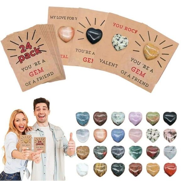 Clearance Greeting Card under $5,For Kids 24 Pack Cards With Heart Exchange Classroom School For Boys Girls Toddlers