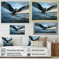 thumbnail image 4 of Designart "Rising Seabird by the Coast" Animals Floater Framed Wall Decor, 4 of 7