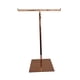 thumbnail image 1 of Estante de exhibición de bolsas de Metal, soporte de exhibición de bolsos, barra en T de Metal de altura ajustable, soporte de bolso de doble gancho p tubo de, 1 of 8