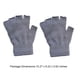 thumbnail image 2 of Minnieouse 1 par de guantes sin dedos tejido artesanal guante de medio dedo mujeres hombres cómodo tejido calentador de manos para exteriores gris claro Type3 NO3 Minnieouse AP009507-08, 2 of 6
