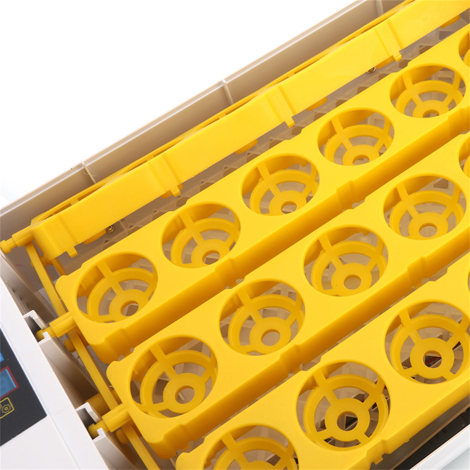 Pefilos 24 pcs Full Automatic Poultry Incubator Thermometer with Egg Candler & Injector Single Supply US Plug Incubator for Reptile Eggs, Yellow & Transpar Pefilos 24 pcs Full Automatic Poultry Incubator Thermometer with Egg Candler & Injector Single Supply US Plug Incubator for Reptile Eggs, Yellow & Transpar