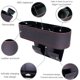 thumbnail image 2 of Portavasos para coche, organizador para huecos de asiento, portavasos multifuncionales con cubierta de cuero PU, relleno de huecos para consola central de inserción lateral, 2 of 5