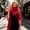 Red, variant on PRINxy Women’s Solid Sheer Chiffon Wrap Shawl, Flowy Long Neck Scarf For Wedding Party Evening Date Outings Navy