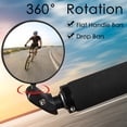 thumbnail image 3 of XINQIHANG Bike Mirror Bicycle Rear View Mirror Adjustable Bike Bar End Mirror HD Wide Angle Convex Lens, 3 of 7