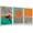 Colorful, variant on 3Pcs Boho Mid Century Modern Canvas Wall Art Abstract Color Block Geometric Posters Prints Colorful Simple Line Wall Decor Pictures for Living Room Bedroom Home Decoration Und