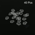 thumbnail image 3 of Earring Pads, 40 pack Silicone Earring Backs, Soft Earring Backs Replacements Earrings Cushions (Clear,10x9mm), 3 of 6