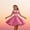 29Hot Pink194, variant on CAIVO Kids Girls Dress Polka Dot With Lapel Collar Sleeveless Waist Design For Daily Wear Party Performance Cute Dresses
