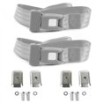 thumbnail image 1 of Gray & Grey Lap Bucket Seat Belt Kit with Bracketry for 1949-1953 Buick Roadmaster Standard 2 Point - 2 Belts, 1 of 1