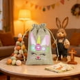 thumbnail image 6 of Wooowa Easter Linen Candy Bags - Reusable Treat Pouches, Festive Party Favor Bags for Easter Celebrations, 6 of 6