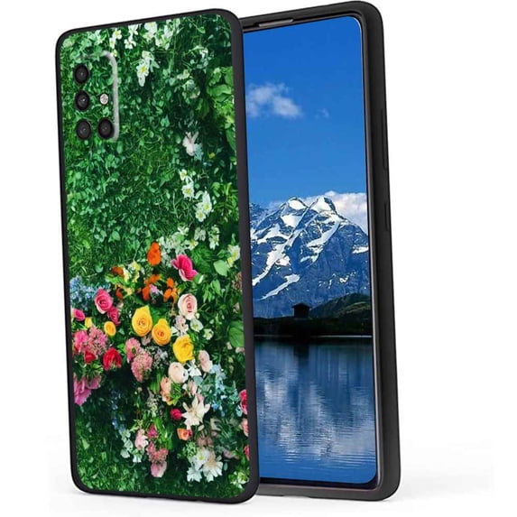 Floral-268 Phone Case, Degined for Samsung Galaxy A51 4G Case Men Women, Flexible Silicone Shockproof Case for Samsung Galaxy A51 4G