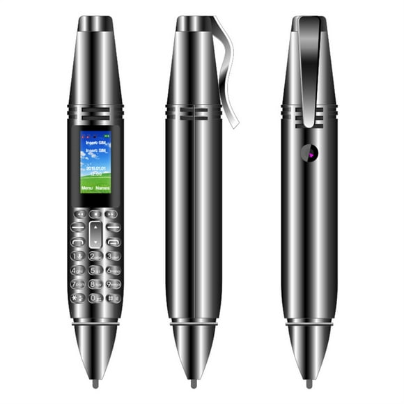 Ak007 Stylo Type Mini Smartphone 0.96 Pouces Écran Gsm Bluetooth Caméra Dialer avec Enregistreur Vocal