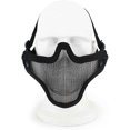 thumbnail image 5 of Tactical Half Face Metal Mesh Comfortable Protective Mask for Hunting War Game Cosplay Military Paintball Airsoft Accessories, 5 of 5