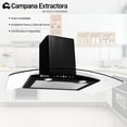 thumbnail image 2 of Campana de Cocina Bluelander Táctil, Acero Inoxidable, Extractora de 3 Velocidades, Filtro de Carbón Activado, Campana para Cocina 90 cm, 110 V, 2 of 5