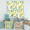 thumbnail image 2 of Designart 'Vibrant Yellow Summer Wildflowers On White' Traditional Framed Canvas Wall Art Print, 2 of 5