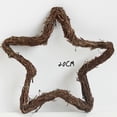 thumbnail image 4 of Guirnalda de Plantas Artificiales Sunnimix Decoración de Boda Forma de Estrella 20cm, 4 of 6