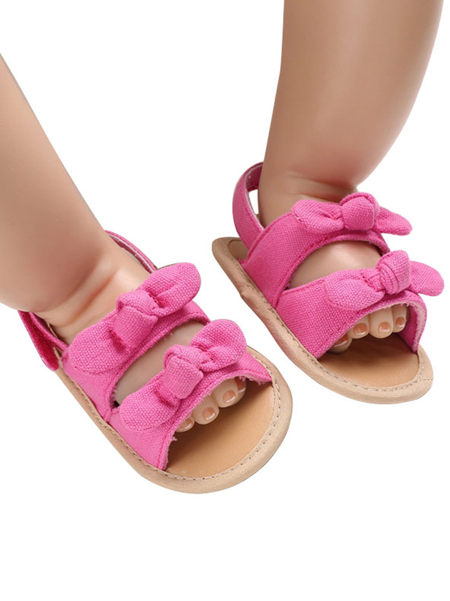 Toddler Little Kid Girl Soft Sole Crib Outdoor Shoes Summer Sandals Size 10-4 