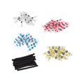 thumbnail image 1 of Monstrate 300 Pcs Red Solder Seal Wire Electrical Marine Connection Connector Automotive Terminal Sleeve with Butt Soldering Crimp Electrónica miscelánea 800PCS tipo 9, 1 of 6