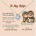 thumbnail image 3 of Jewelry To My Wife - I Love You Forever Necklace From Husband | Romantic Birthday Anniversary Christmas Valentine Gifts For Her, 3 of 5