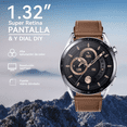 thumbnail image 2 of Reloj Inteligente Hombre Bluetooth Responde Y Hace Llamadas Marron, 2 of 4