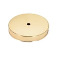thumbnail image 4 of Uxcell Light Canopy Kit Wall Sconce Lamp Plate Fixture DIY 120mm 4.7Inch Champagne Gold 3Pcs, 4 of 5